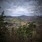 Eifelblick auf Nideggen-Brück in der Nähe Jugendherberge Nideggen