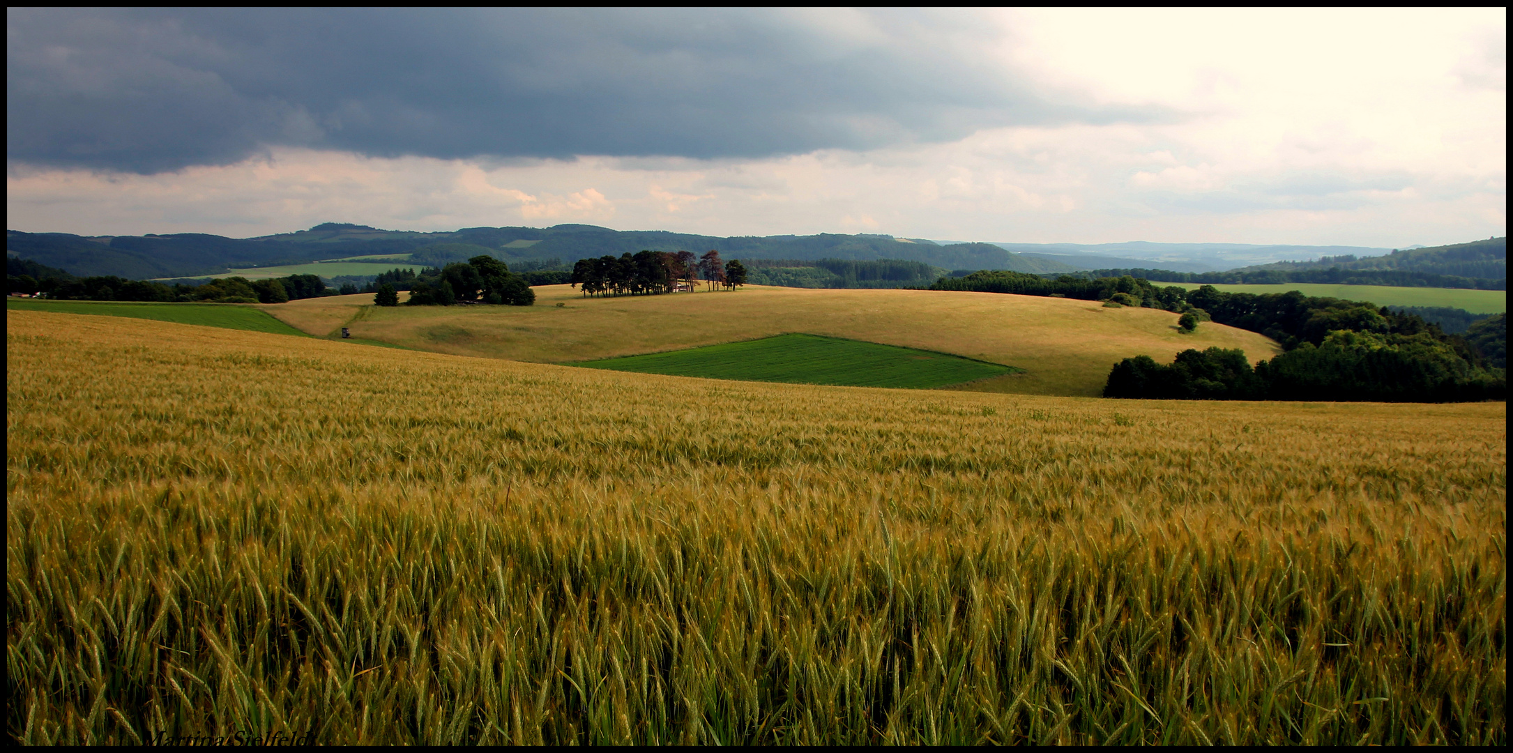 Eifelblick bei düsterem Wetter