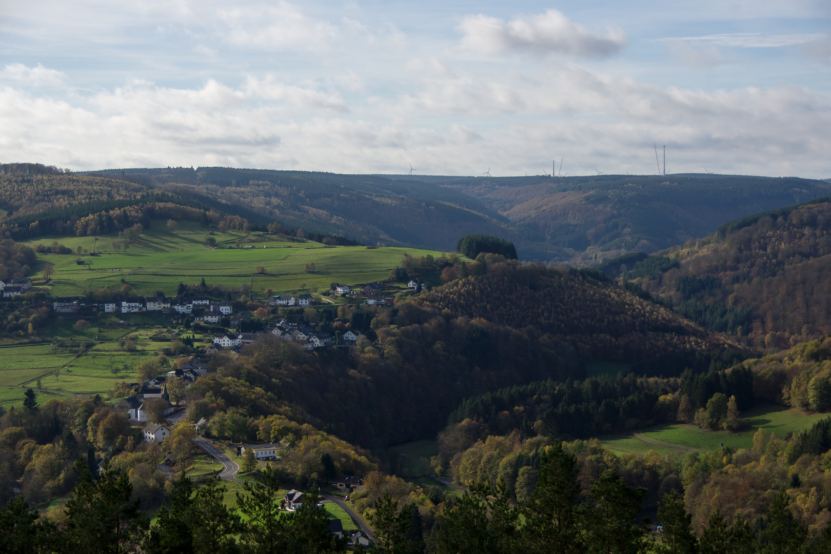 Eifellandschaft im Herbst