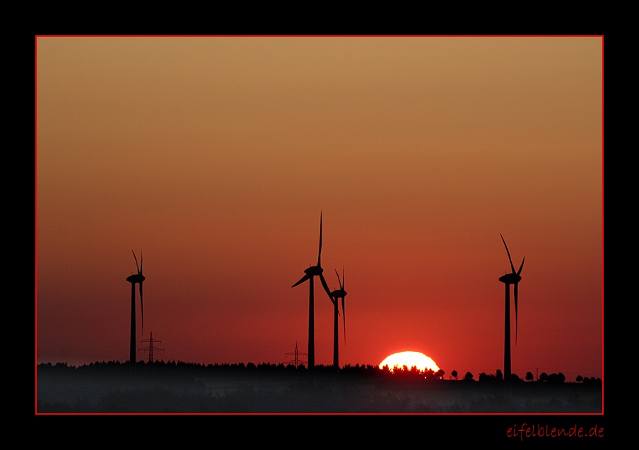 Eifelsonne um 6:45 Uhr