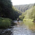 Eifelwanderritt Juli 2006 ... in der Prüm!!