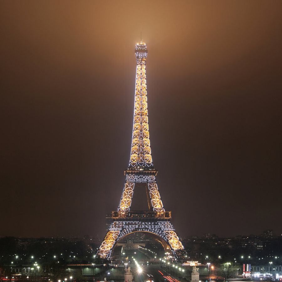 Eiffel Christmas Illuminations Dec 2010