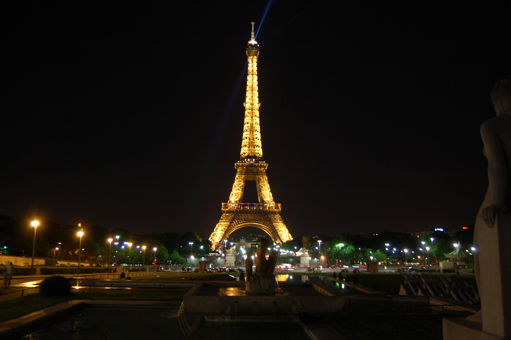 eiffel di notte