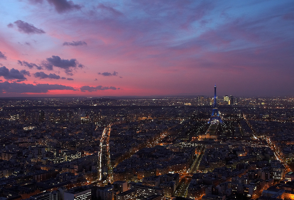 Eiffel en bleu