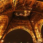 Eiffel tower at night