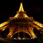 Eiffel tower at night