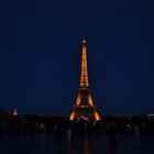 Eiffelturm am Sommerabend