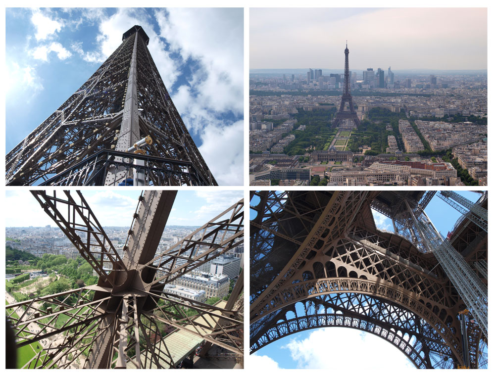 Eiffelturm-Collage