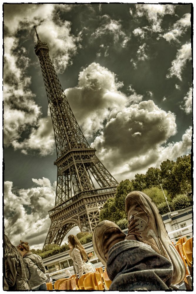 Eiffelturm Gold