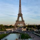 Eiffelturm im September 2014, Blick vom Trocadero aus.