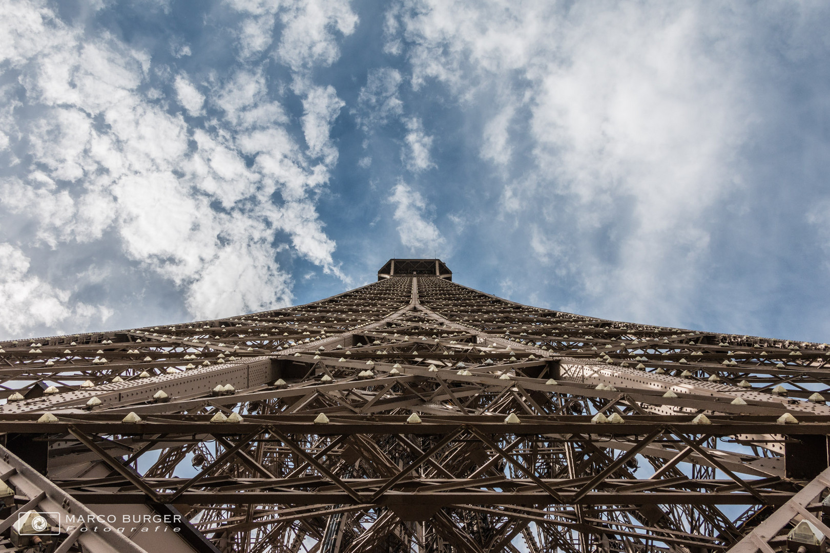 Eiffelturm in einer anderen Perspektive