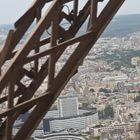 Eiffelturm mit Blick aus dem Aufzug