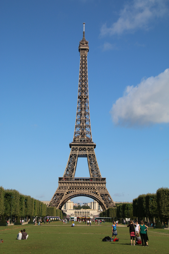 Eiffelturm mit Marsfeld