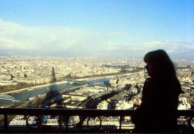 Eiffelturm, Paris; aufgenommen im Dez. 1979