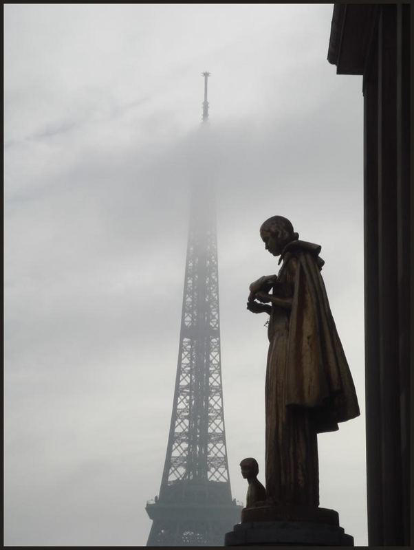 Eiffelturm vom Trocadero aus