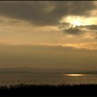 Eigenartige Lichtstimmung am Bodden..