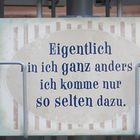 Eigentlich . . .