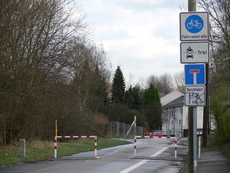 Eigentlich reicht der Blick auf die Sperre...