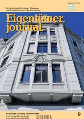 Eigentümerjournal von Haus und Grund Ausgabe 09 / 2012