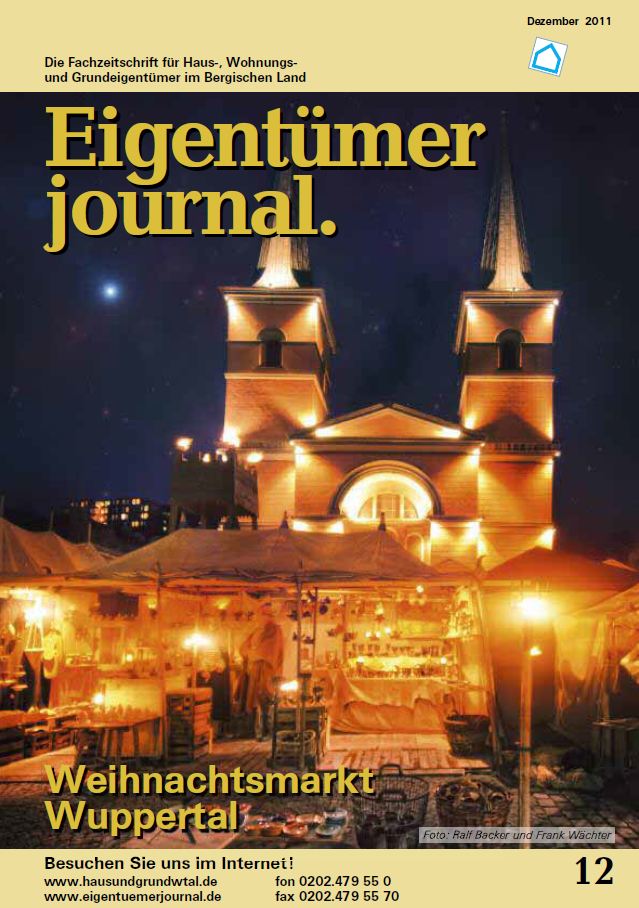 Eigentümerjournal von Haus und Grund Ausgabe 12/2011