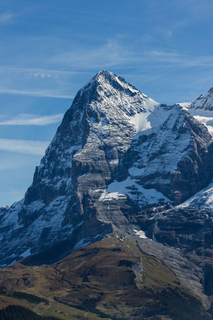 Eiger in Farbe