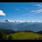 Eiger Jungfraujoch vom Gemmenalphorn gesehen