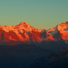 eiger mönch & jungfrau im abendrot