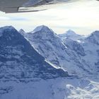 Eiger Mönch Jungfrau Luftaufnahme