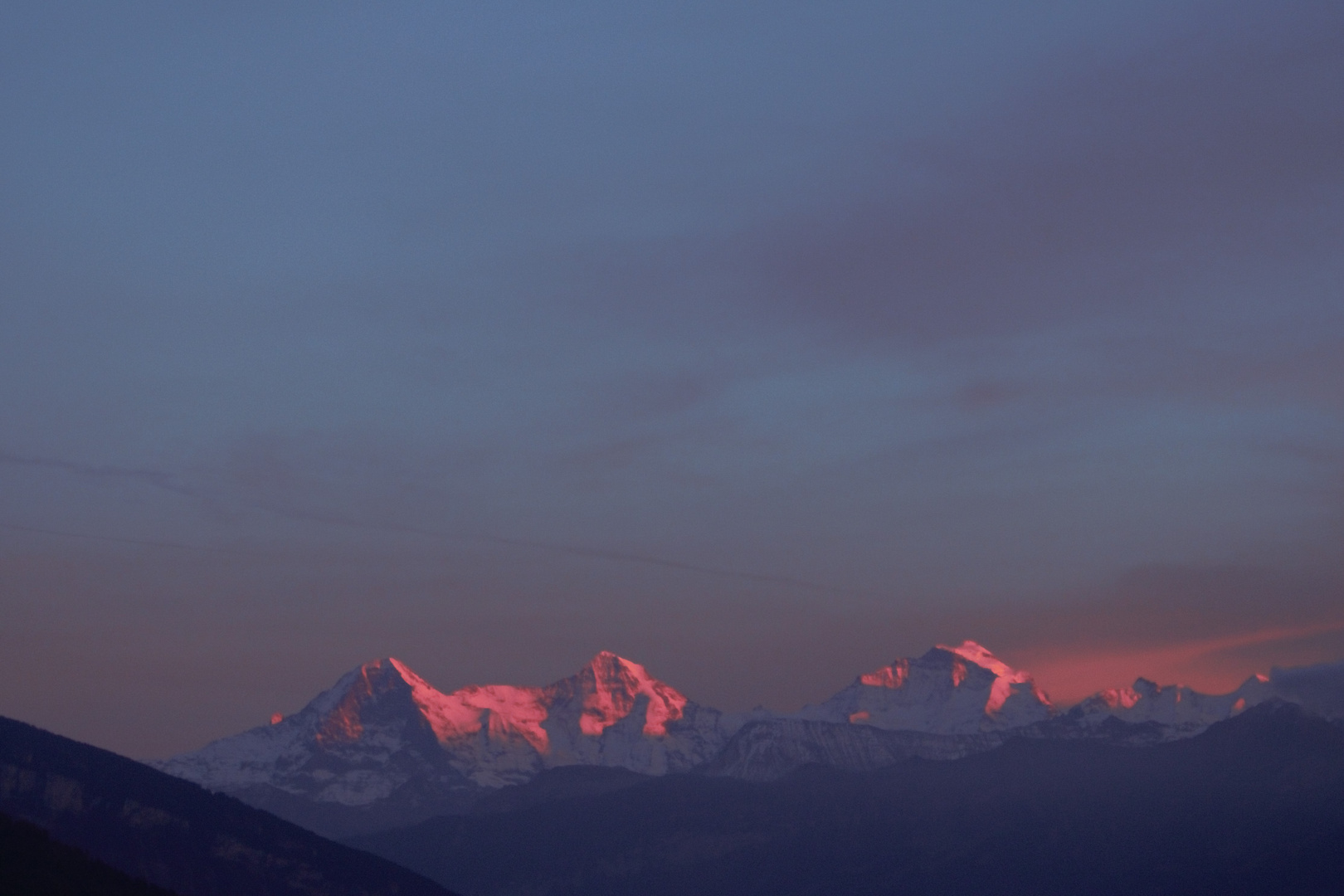 Eiger Mönch Jungfrau/ schöne Abendstimmung