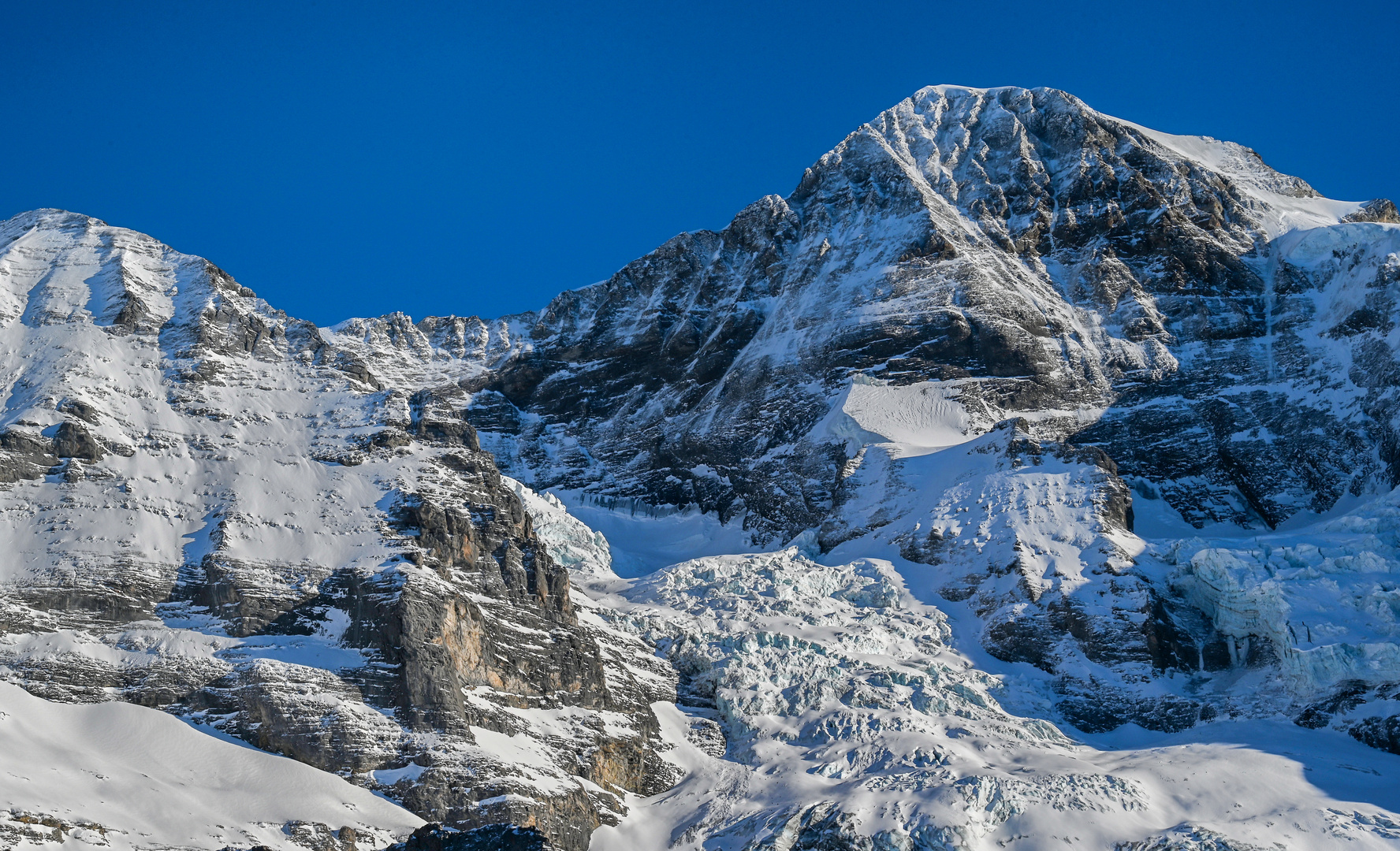 Eiger, Mönch mit Eigergletscher