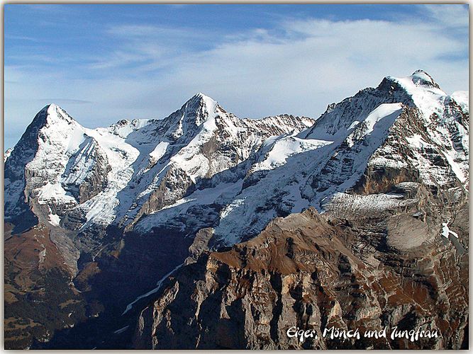 Eiger Mönch und Jungfrau