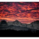 Eiger, Mönch und Jungfrau am Morgen