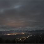 Eiger, Mönch und Jungfrau bei Nacht