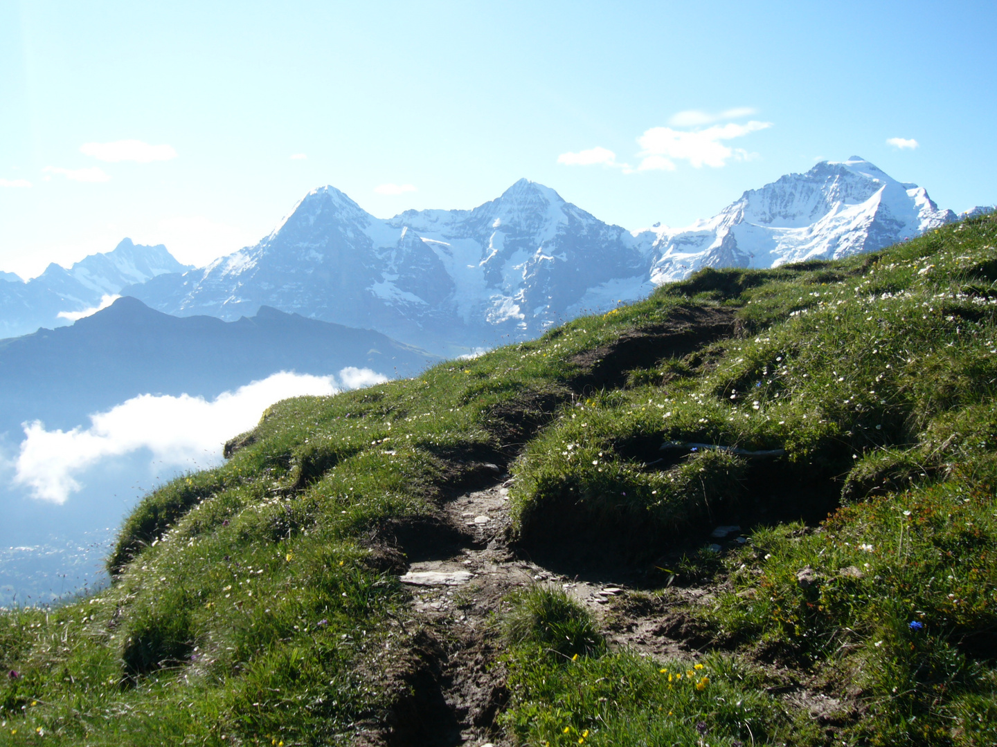 Eiger, Mönch und Jungfrau. Berner Oberland CH