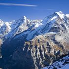 Eiger, Mönch und Jungfrau im Spätherbst