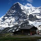 Eiger Nordwand düster und drohend