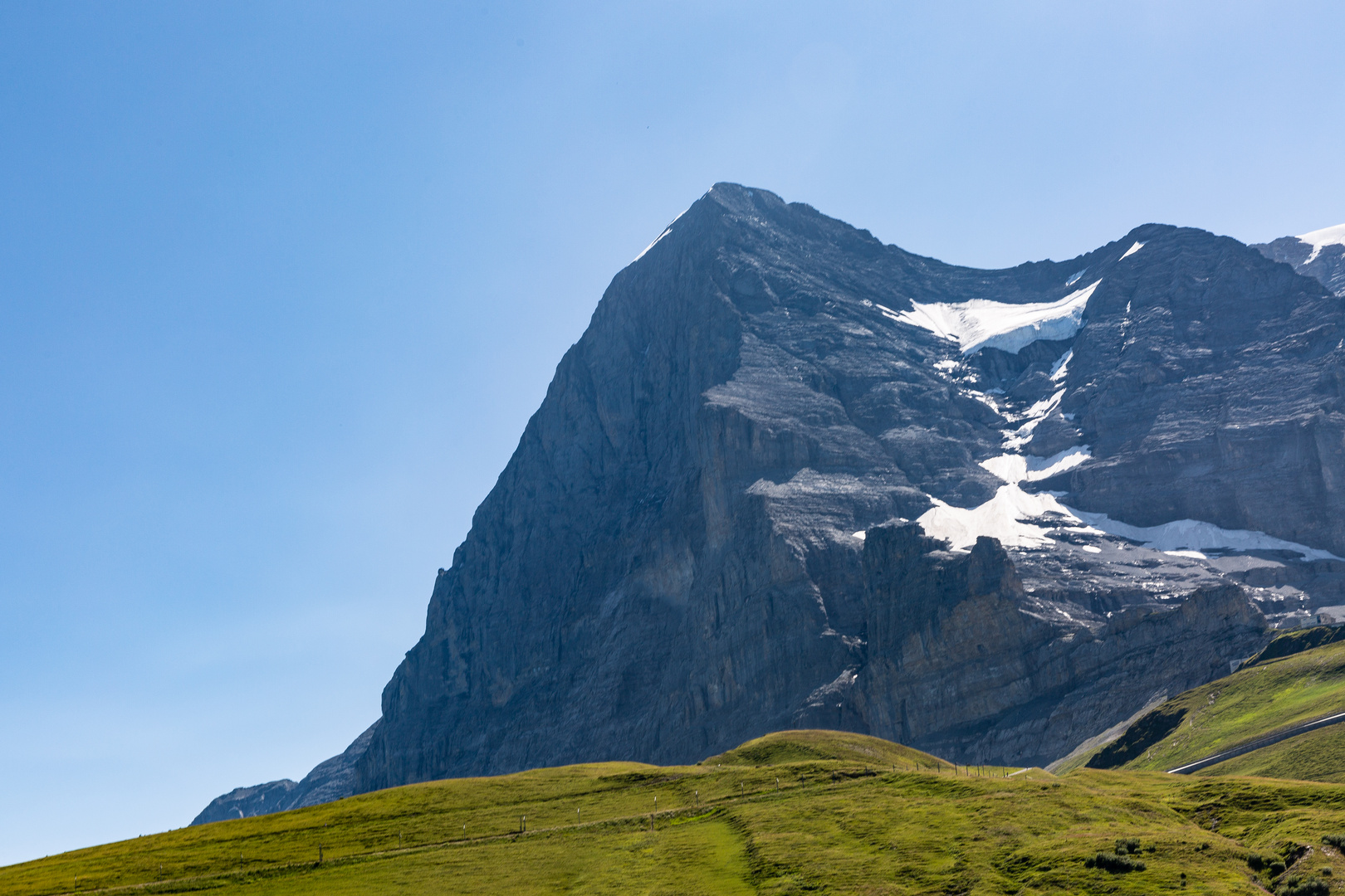Eiger-Nordwand ohne Eisfelder