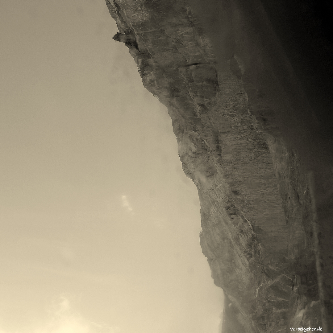 Eiger Nordwand (Tunnelstation der Jungfraubahn  Eigerwand 2'320m ü M)