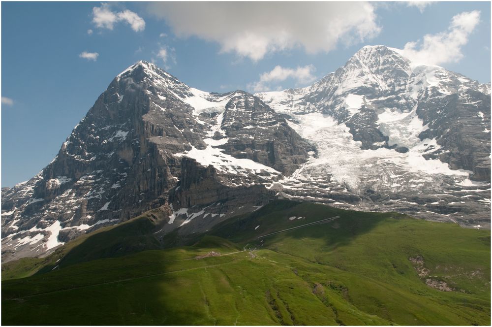 Eiger-Nordwand und Mönch