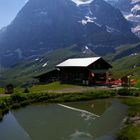 Eigernordwand mit Spiegelung