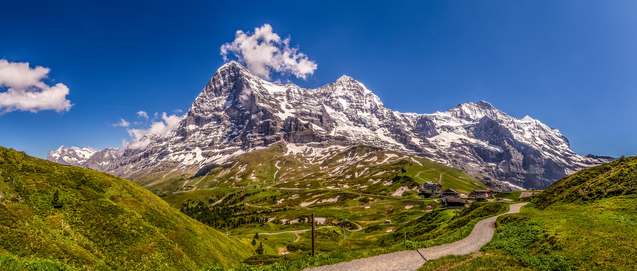 Eigernordwand, Mönch und Jungfrau