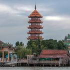 Eight storey pagoda along Chao Phraya
