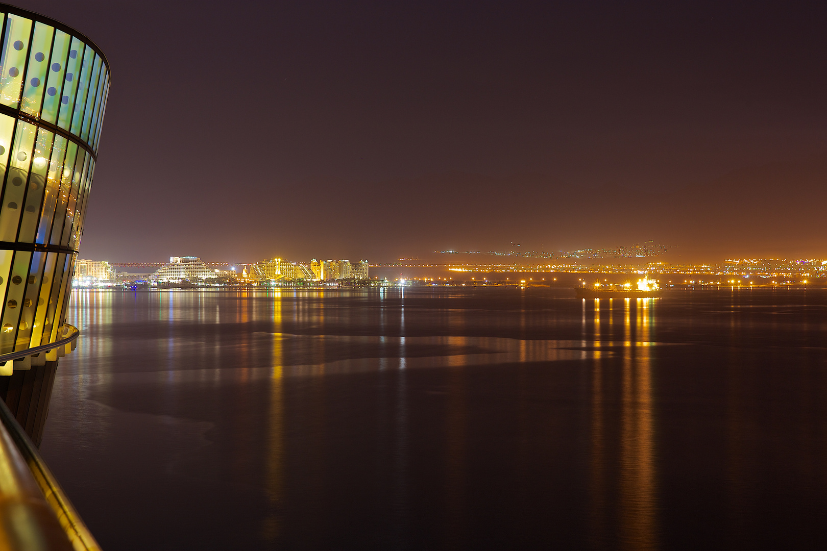 Eilat bei Nacht