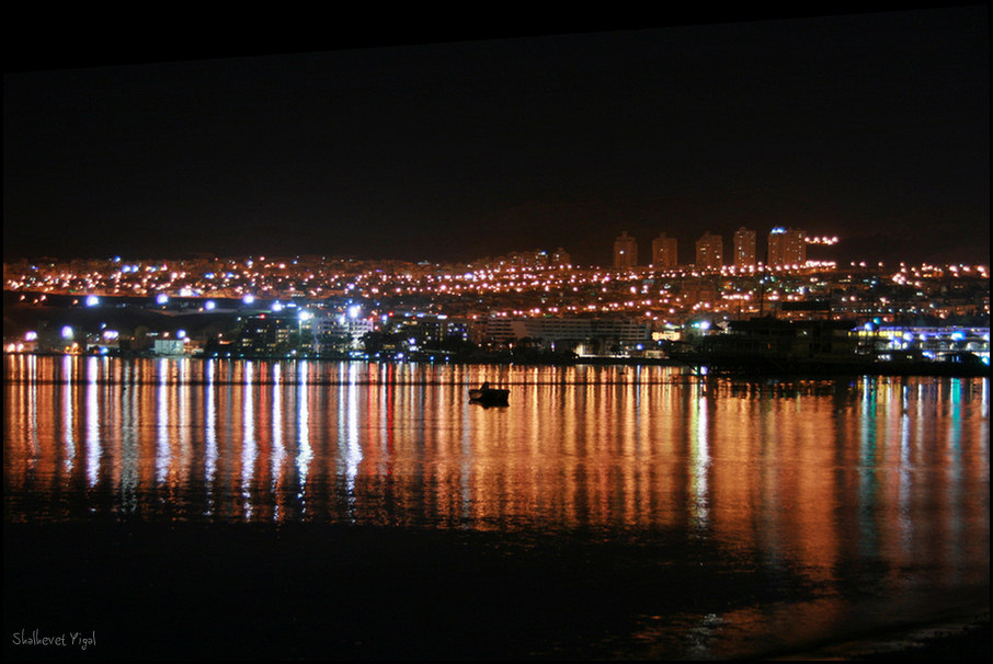 Eilat in night time