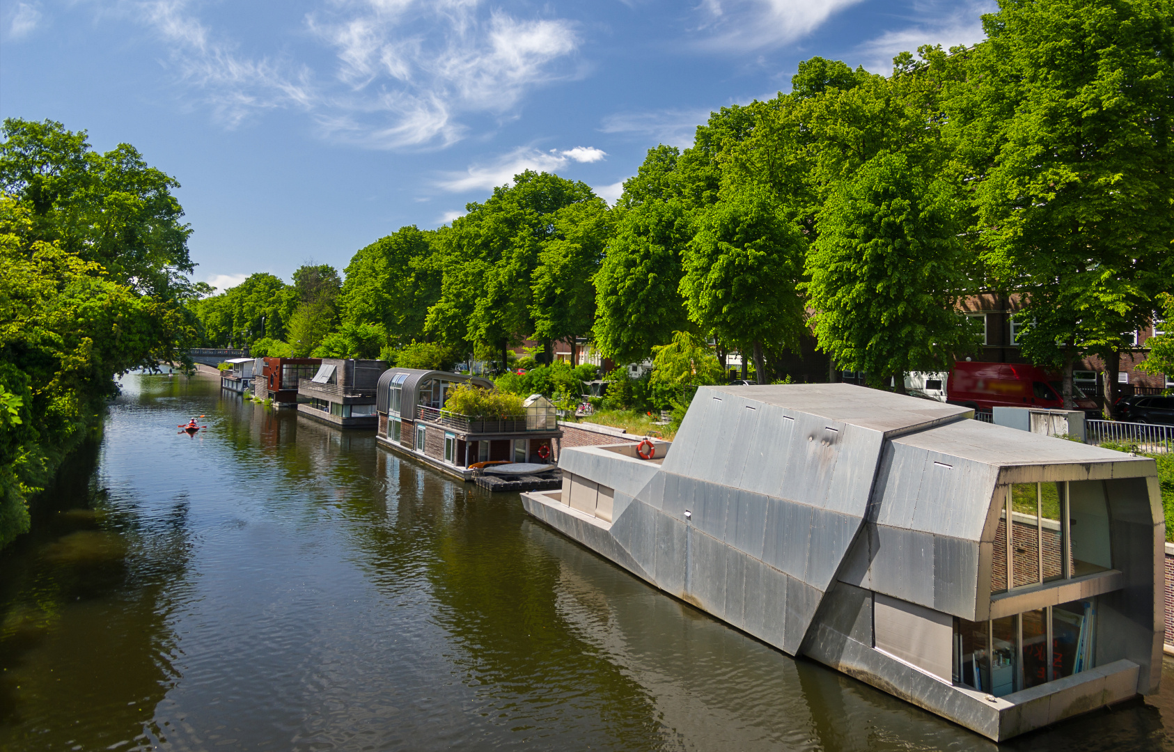 Eilbekkanal im Sommer