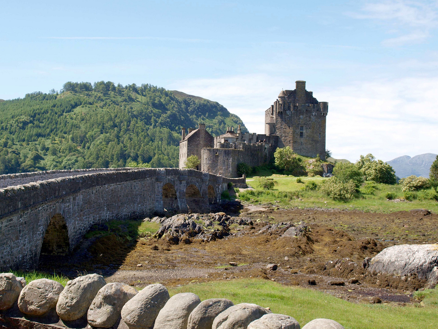 Eilean Donan bei Ebbe - Schotttland pur -