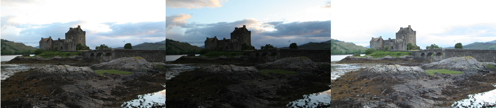 Eilean Donan Castle 3 Einzelbilder