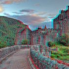 Eilean Donan Castle (3D Rot/Cyan)