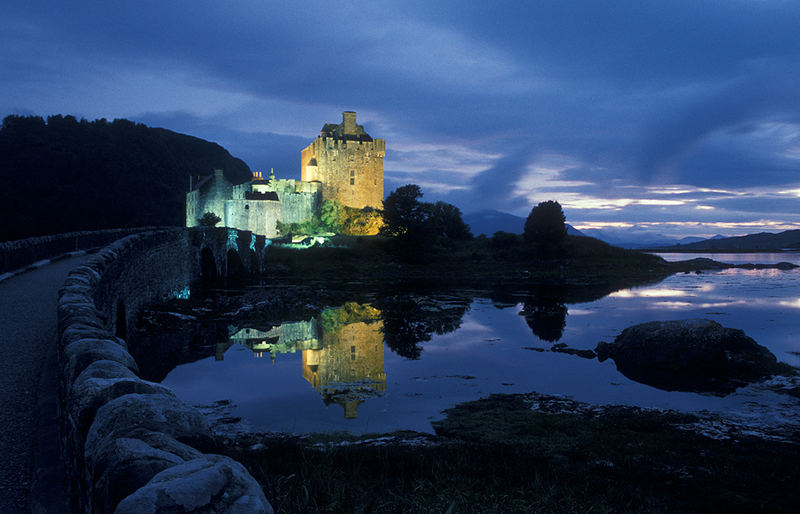 Eilean Donan Castle am Abend