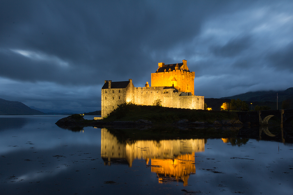 Eilean Donan Castle am Abend